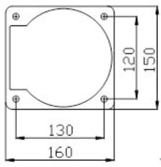 Installation diagram of equipment base